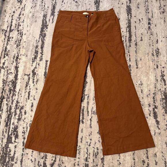 Maeve the NAOMI Size 16 Rust Brown Tan Wide Leg - Picture 3 of 11